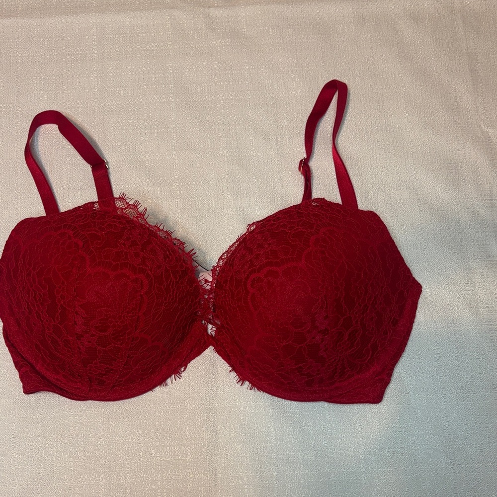 Victoria's Secret Scarlet Lace Bra